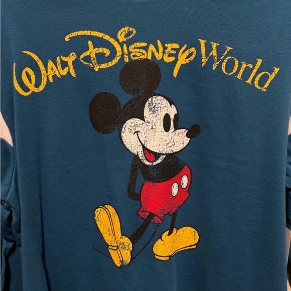 Disney - Vintage Style Walt Disney World Cropped Crewneck Sweater - Picture 2 of 3